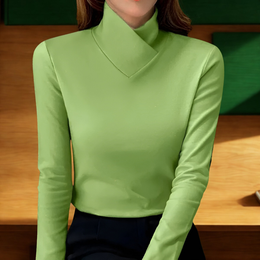 Velia® |Maglia Sartoriale a Collo Alto