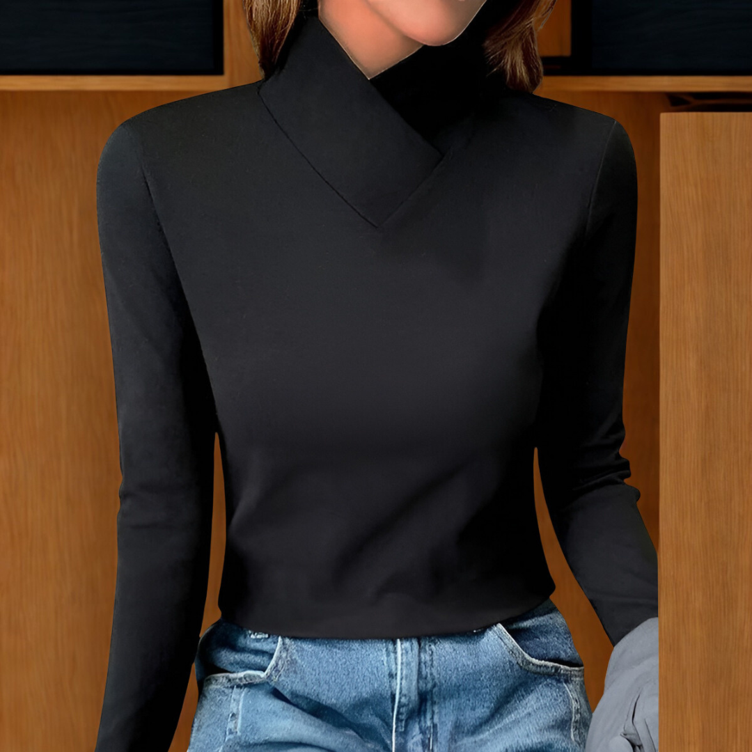 Velia® |Maglia Sartoriale a Collo Alto