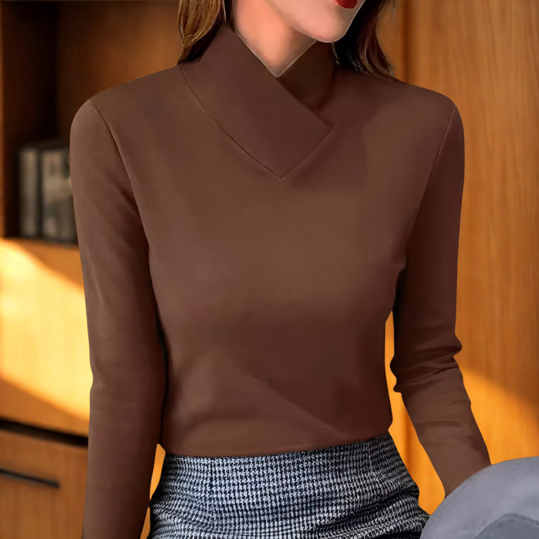 Velia® |Maglia Sartoriale a Collo Alto