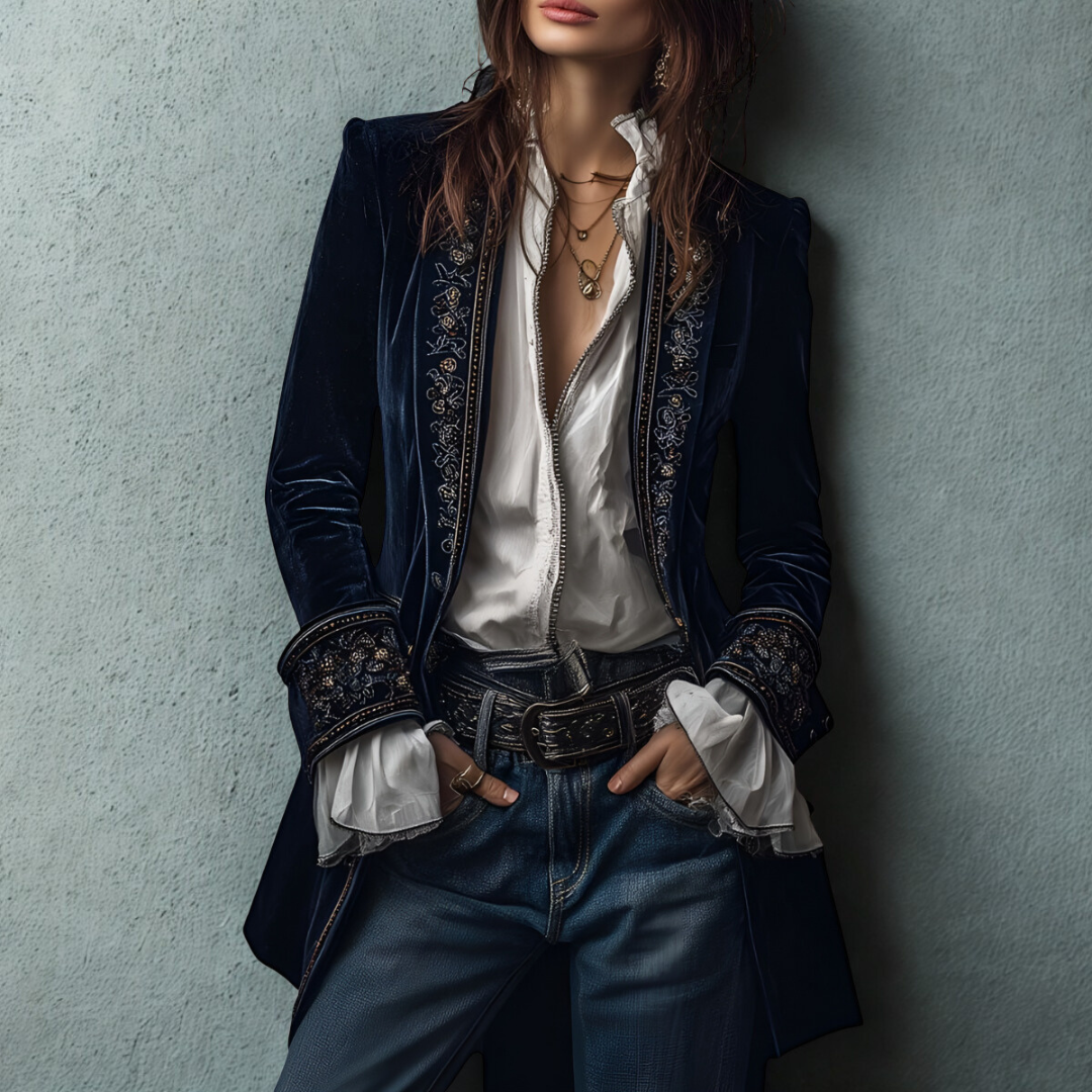 Ginevra® | Elegante Giacca in Velluto