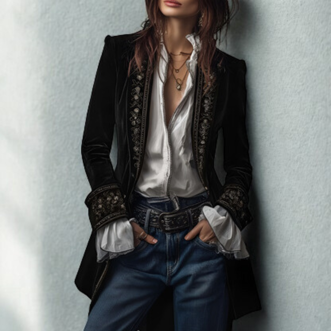 Ginevra® | Elegante Giacca in Velluto