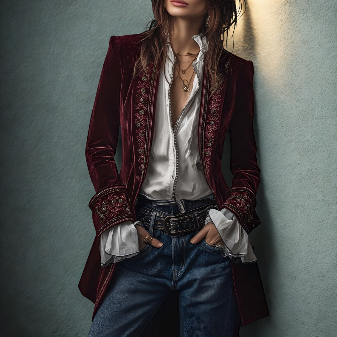 Ginevra® | Elegante Giacca in Velluto