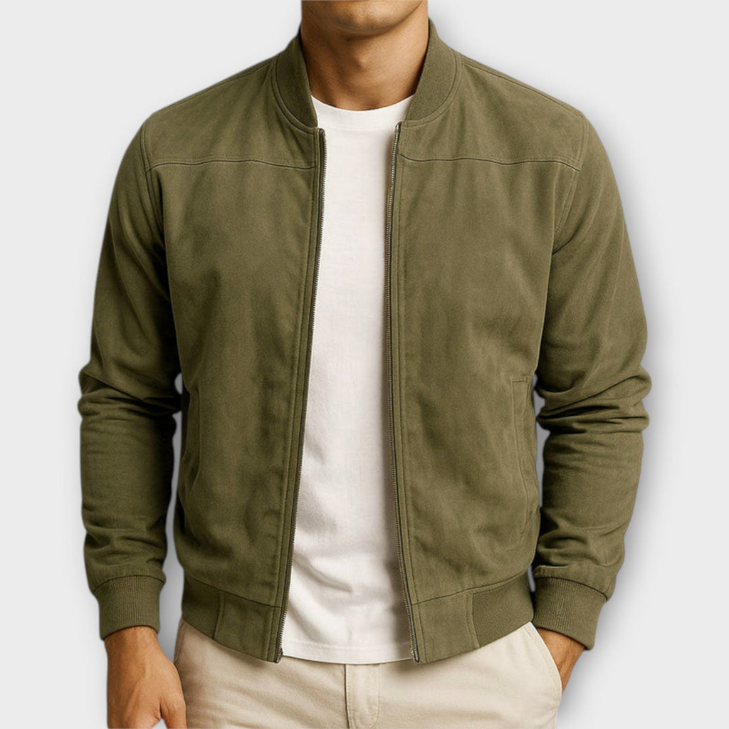 Leonardo® | Giacca da Uomo in Pelle Scamosciata
