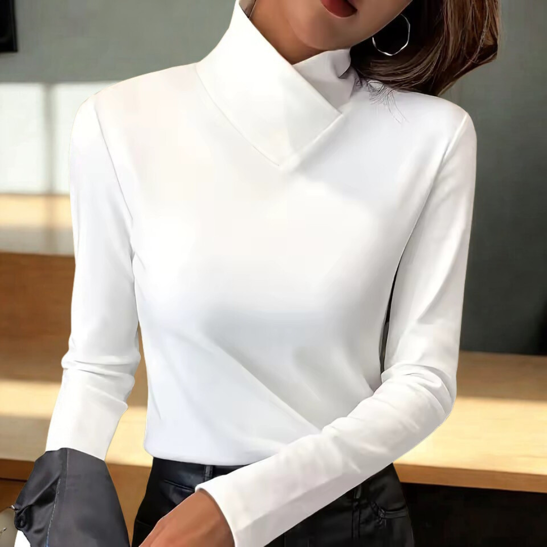 Velia® |Maglia Sartoriale a Collo Alto